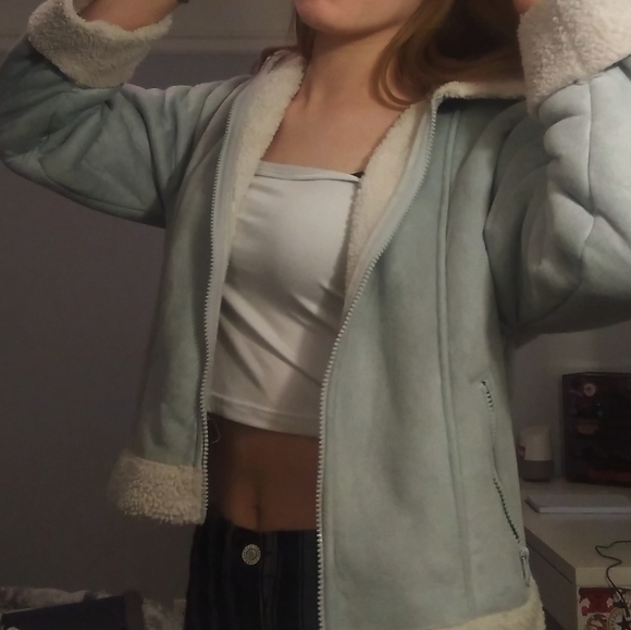 Light blue vintage jacket - Picture 2 of 4